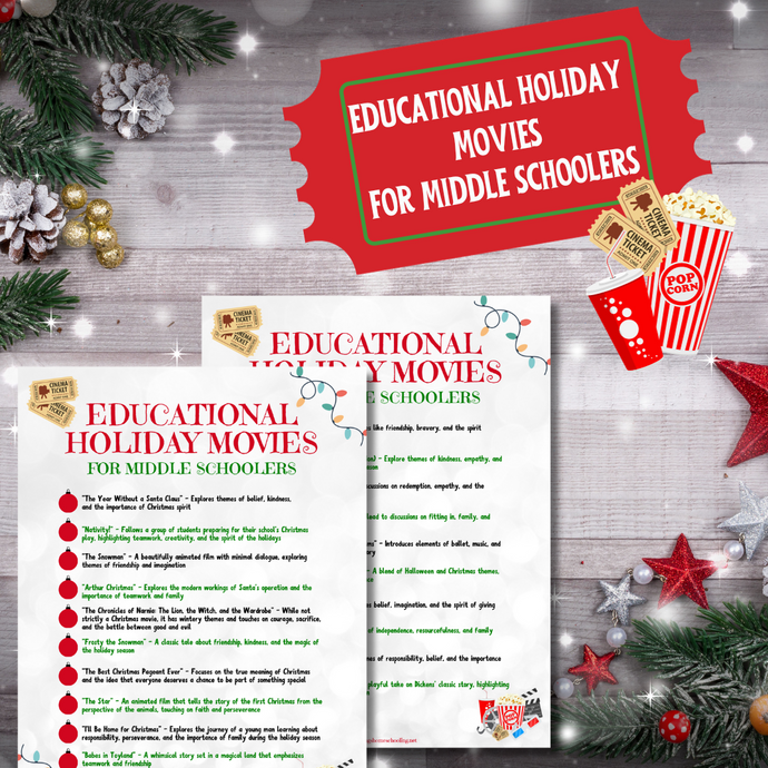 Embrace this Season's Gift of Educational Holiday Movies for Middle Schoolers
