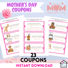 Load image into Gallery viewer, Pretty In Pink Mother&#39;s Day Coupon Book: 23 Ways to Show Love
