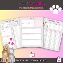 Load image into Gallery viewer, Pet Health and Wellness Planner
