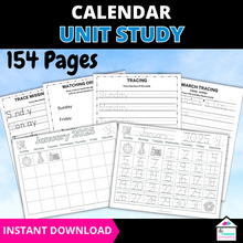 Load image into Gallery viewer, Days of the Week Calendar Skills Workbook for Kids - Printable Learning Activities
