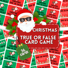 Load image into Gallery viewer, Christmas Family Holiday True or False Game
