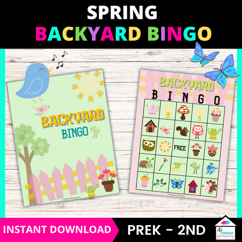 spring backyard bingo