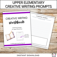 Load image into Gallery viewer, Upper Elementary Creative Writing Workbook: Spark Young Imagination
