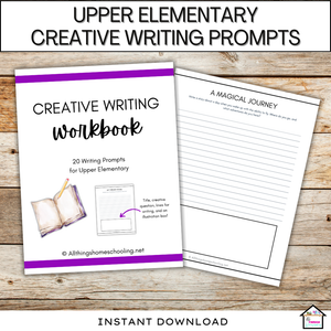 Upper Elementary Creative Writing Workbook: Spark Young Imagination