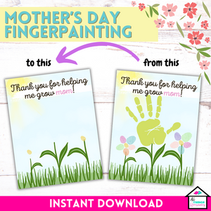 Mother's Day Fingerpainting Craft: Create Memorable Gifts