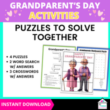 Load image into Gallery viewer, Grandparents Day Activity Pack
