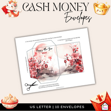 Load image into Gallery viewer, Lunar New Year, Chinese New Year Money Envelopes - Celebrating the Year of the Dragon 2024
