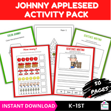 Load image into Gallery viewer, Apple Learning Fun Bundle – A Harvest of Educational Activities, Fall Activities
