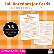 Load image into Gallery viewer, Fall Boredom Buster Pack – 25 Pages of Fun Activities for Kids
