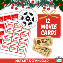 Load image into Gallery viewer, 72 Hilarious Christmas Charades Card Game for Kids and Adults
