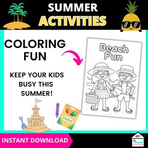 Summer Activity Worksheets: Fun and Educational for Kids!