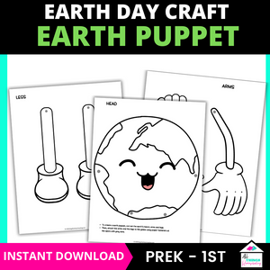 Earth Day Craft Puppet Activity