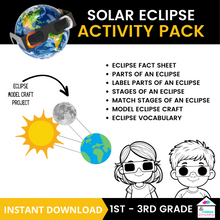 Load image into Gallery viewer, Eclipse Explorer: A Solar Eclipse Adventure Activity Pack
