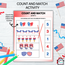 Load image into Gallery viewer, 4th of July Busy Binder – Fun &amp; Educational Activities for Kids
