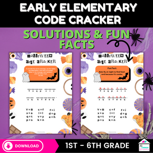 Halloween Code Cracker – A Spooky Fun Learning Activity for Young Detectives