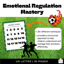 Load image into Gallery viewer, Kickstart Coping: Soccer-themed Journal for Kids&#39; Emotional Mastery, Coping Skills for Kids

