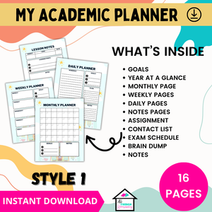 First Day of School Signs, , Back To School, Academic Planner, School Planner - All Grades