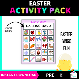 Easter Activity Pack for Prek - Kindergarten