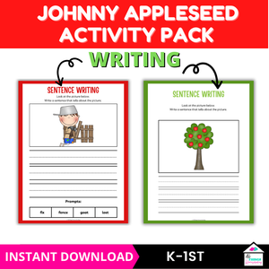 Johnny Appleseed Activity Pack – 50 Pages of Educational Fun! 🍎