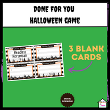 Load image into Gallery viewer, Halloween Charades Game
