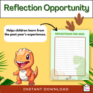2024 Dinosaur Goal Planner for Kids: Fun & Educational; New Years Resolutions