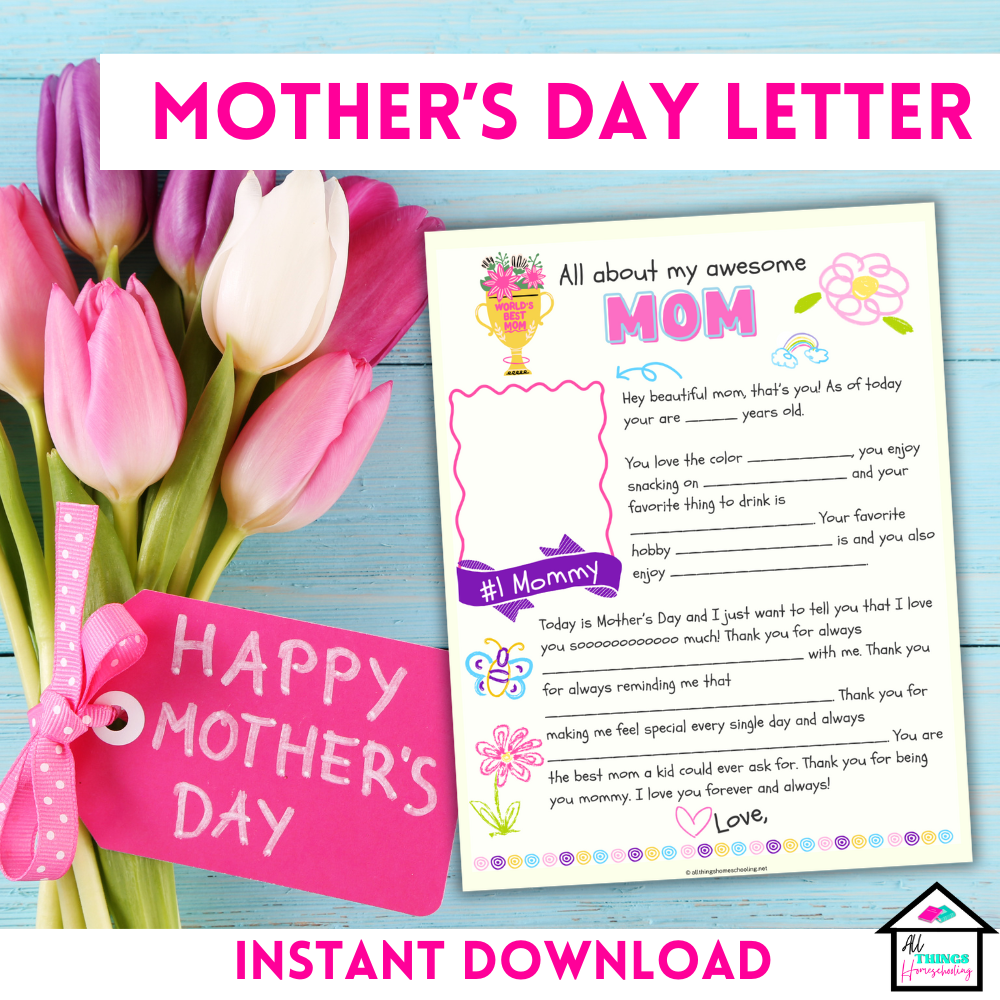 A Letter of Love: A Personalized Tribute for Mother's Day Letter