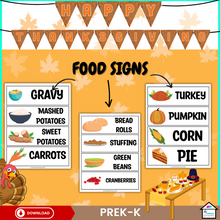 Load image into Gallery viewer, Thanksgiving Pretend Play Set for Kids
