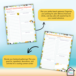 Toucan Ultimate Summer Planner - 88 Pages