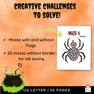 Halloween Maze Activity Pack