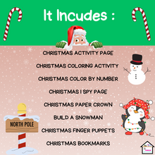 Load image into Gallery viewer, Christmas Literacy &amp; Math Activities for Preschool and Kindergarten
