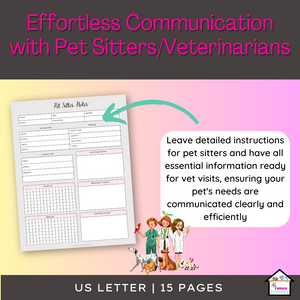 Pet Health and Wellness Planner