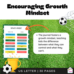 Kickstart Coping: Soccer-themed Journal for Kids' Emotional Mastery, Coping Skills for Kids