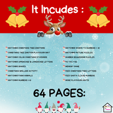 Load image into Gallery viewer, Preschool - Kindergarten Christmas Busy Book
