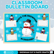 Load image into Gallery viewer, Disguise a Snowman Craft Writing Activity
