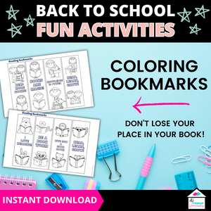 Back to School Fun Activities Pack - Preschool & Kindergarten