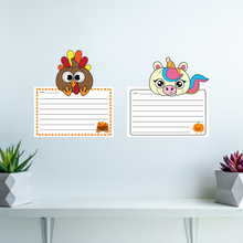 Load image into Gallery viewer, Thanksgiving Disguise a Pumpkin Cut and Paste Craft with Writing Challenge
