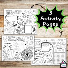 Load image into Gallery viewer, Father&#39;s Day 20 Page Activity Bundle
