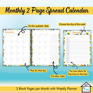 Toucan Ultimate Summer Planner - 88 Pages