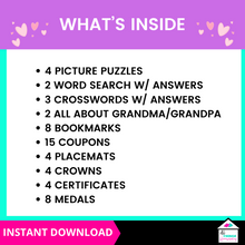 Load image into Gallery viewer, Grandparents Day Activity Pack
