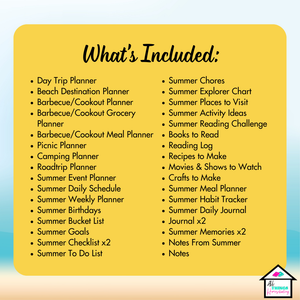 Toucan Ultimate Summer Planner - 88 Pages