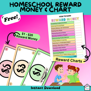 Free Homeschool Reward Money System