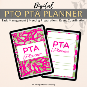 Digital PTO PTA Planner 