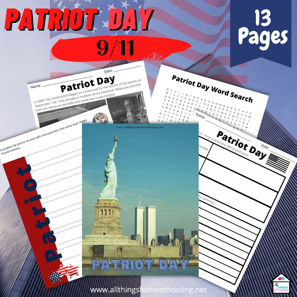 Patriot Day Unit Study – Teaching Kids About September 11, 2001