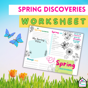 Free Spring Discoveries worksheet