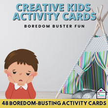 Load and play video in Gallery viewer, Creative Kids Boredom Buster Activity Cards - Screen-Free Fun
