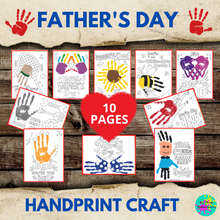 Load image into Gallery viewer, Father&#39;s Day Handprint Craft
