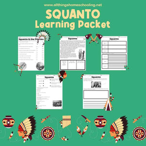 Squanto Unit Study - This unit study talks about the life of Squanto.. There are several learning activities. 